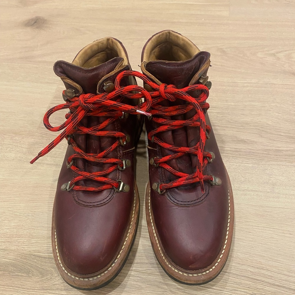 COPY - Oxblood red leather boots